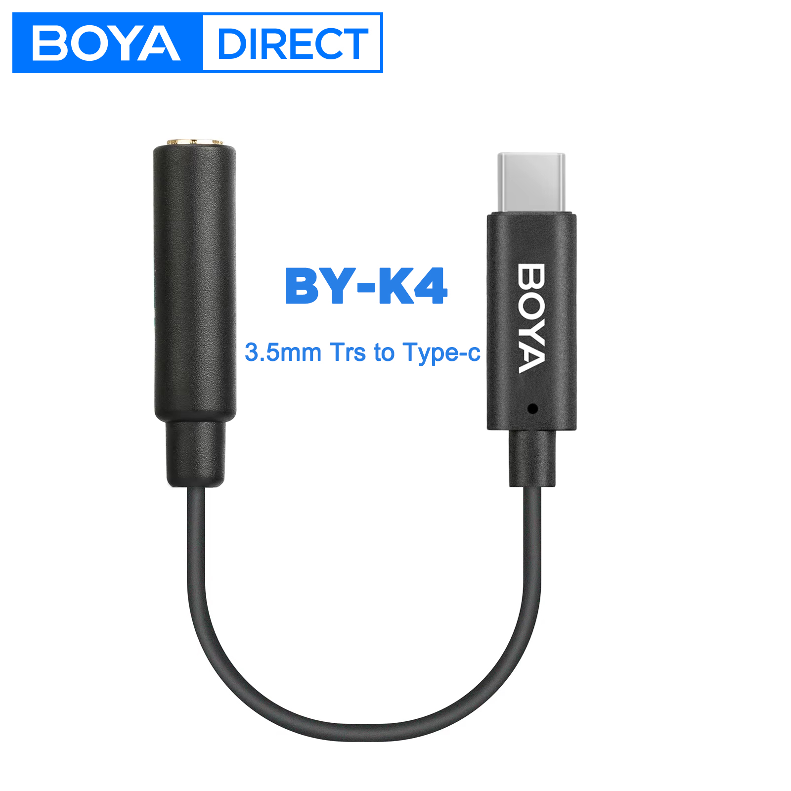 Contact Pickup Mic - BOYA BY-K4 6cm 3.5mm TRS Female
