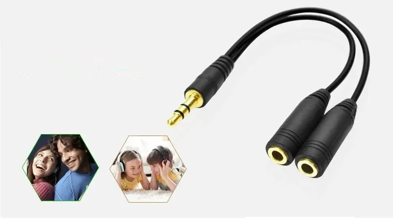 Headphone Splitter, 3.5mm Exte - Audio Music Splitter 评论和价格