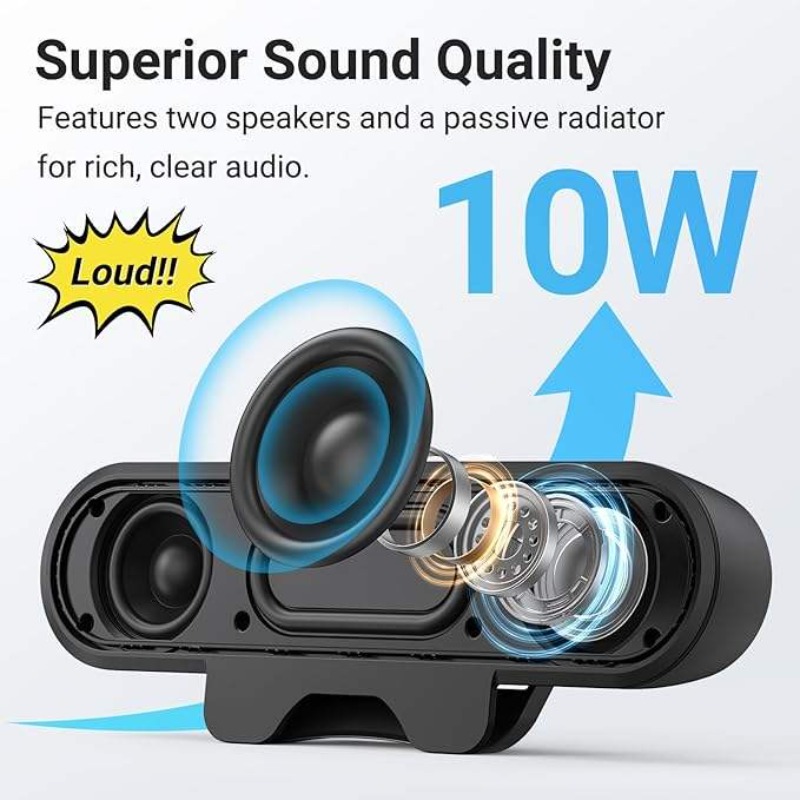 Portable Clip-on USB Soundbar  - Audio Music Online Mp3 评论和价格