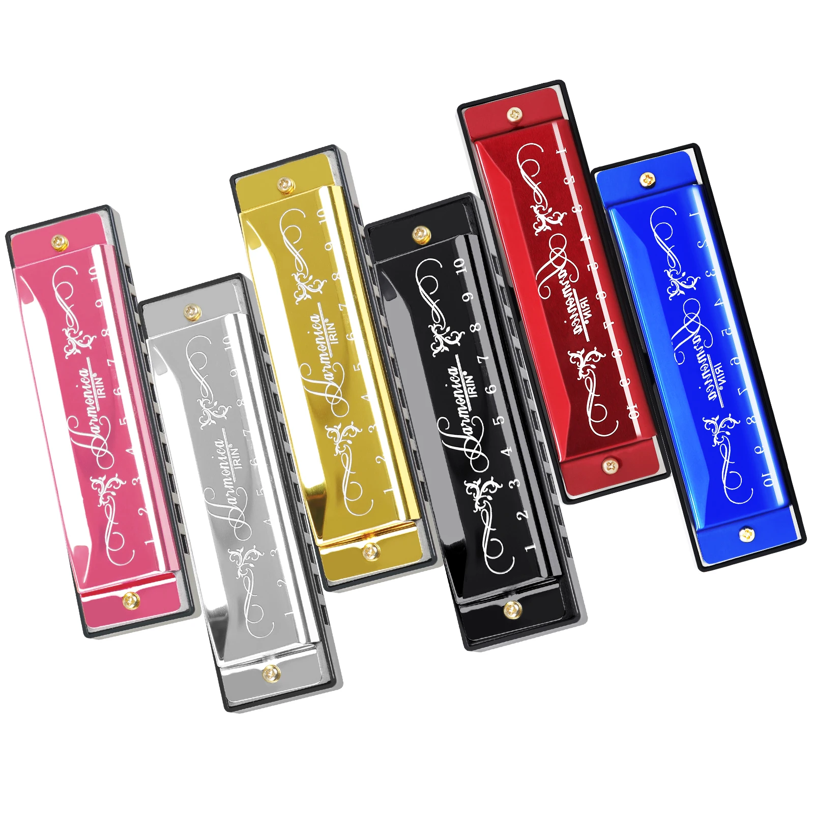 IRIN 10 Hole 10 Tone Harmonica - Harmonica 10 Hole 评论和价格