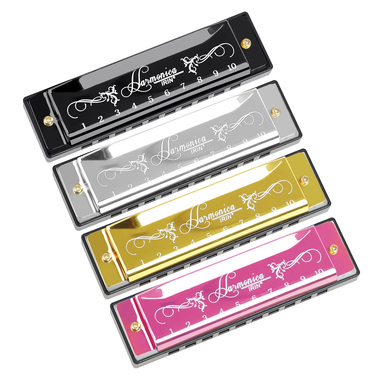 IRIN 10 Hole 10 Tone Harmonica - Harmonica 10 Hole 评论和价格