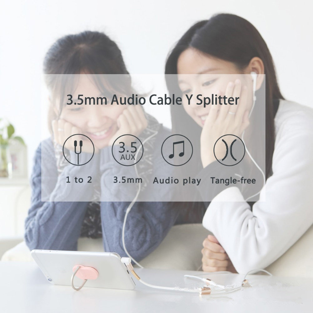 Dual 3.5mm Aux Audio Line Spli - Audio Music Online Mp3 评论和价格