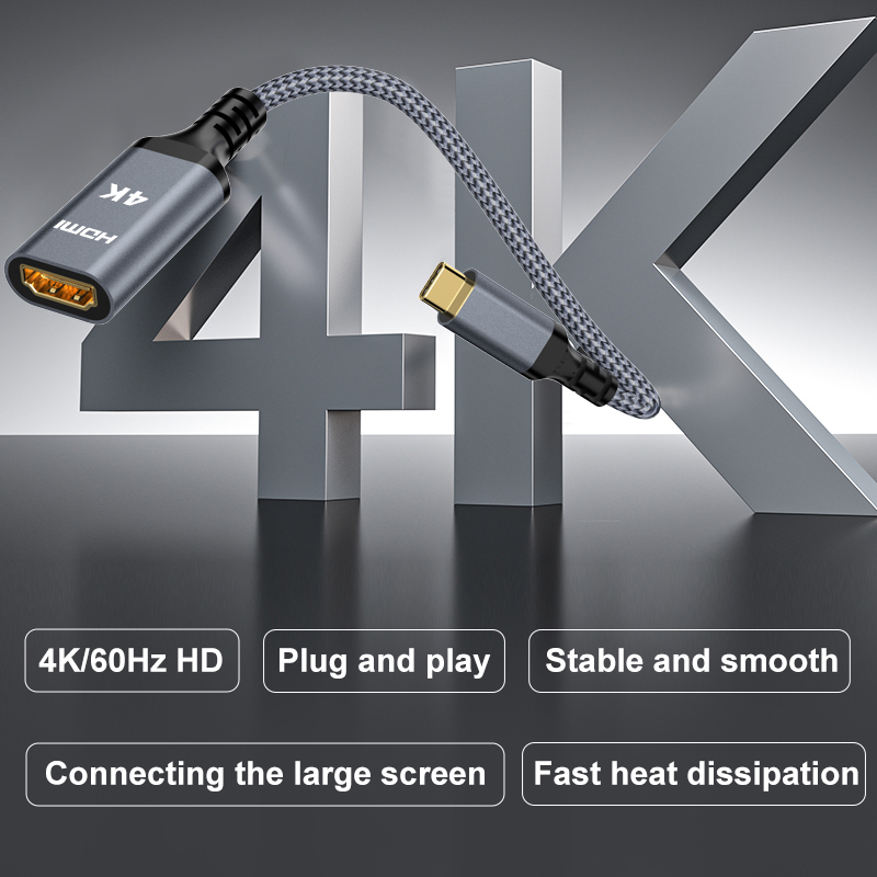 USB C to HDMI Adapter 4K@60Hz  - Contact Pickup Mic 评论和价格