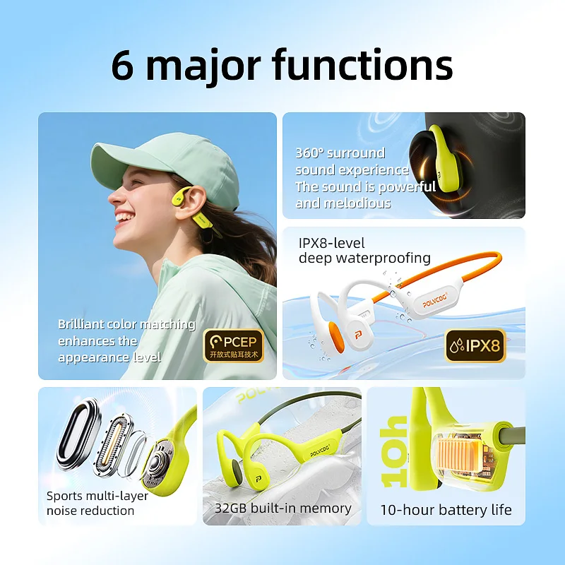 POLVCDG X9 Bone Conduction Ear - Contact Pickup Mic 评论和价格