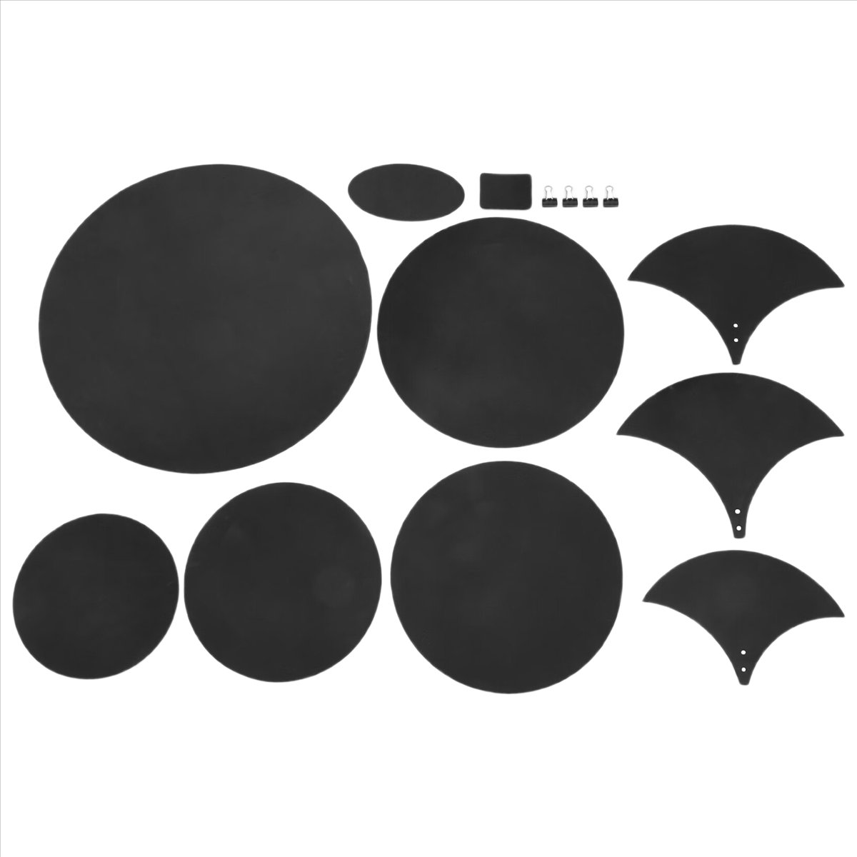 [MEGA SALE]14Pcs/Set Rubber Fo - Drum Practice Pad 评论和价格