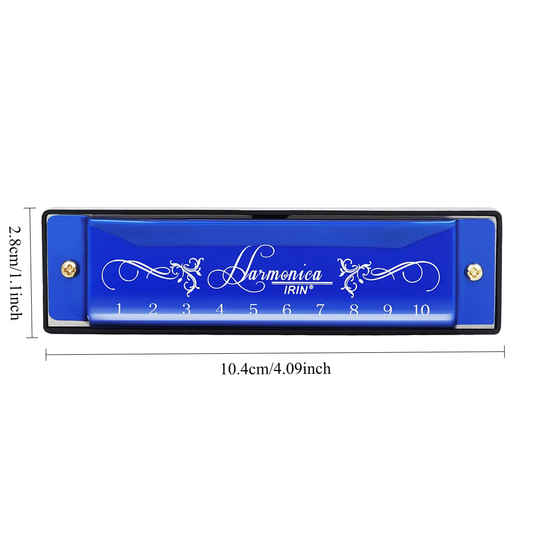 10-Hole 10-tone Harmonica in K - Harmonica 10 Hole 评论和价格