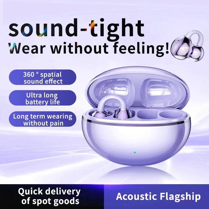 Open Ear Headphones Bluetooth  - Contact Pickup Mic 评论和价格