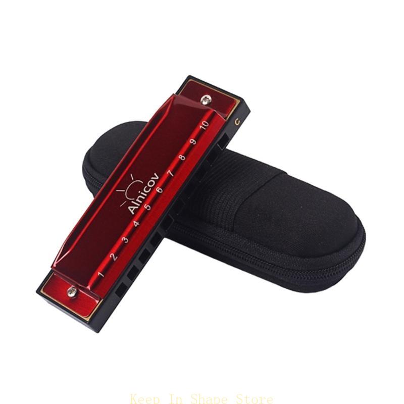 U1JC Blues Harmonica Key-of-C, - Harmonica 10 Hole 评论和价格