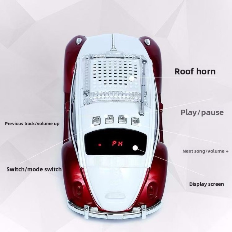 Beetle Car Model Bluetooth Spe - Audio X Music 评论和价格