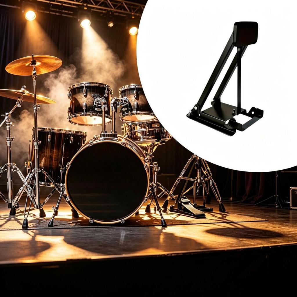 Compact Padded Bass Drum Pract - Drum Practice Pad 评论和价格