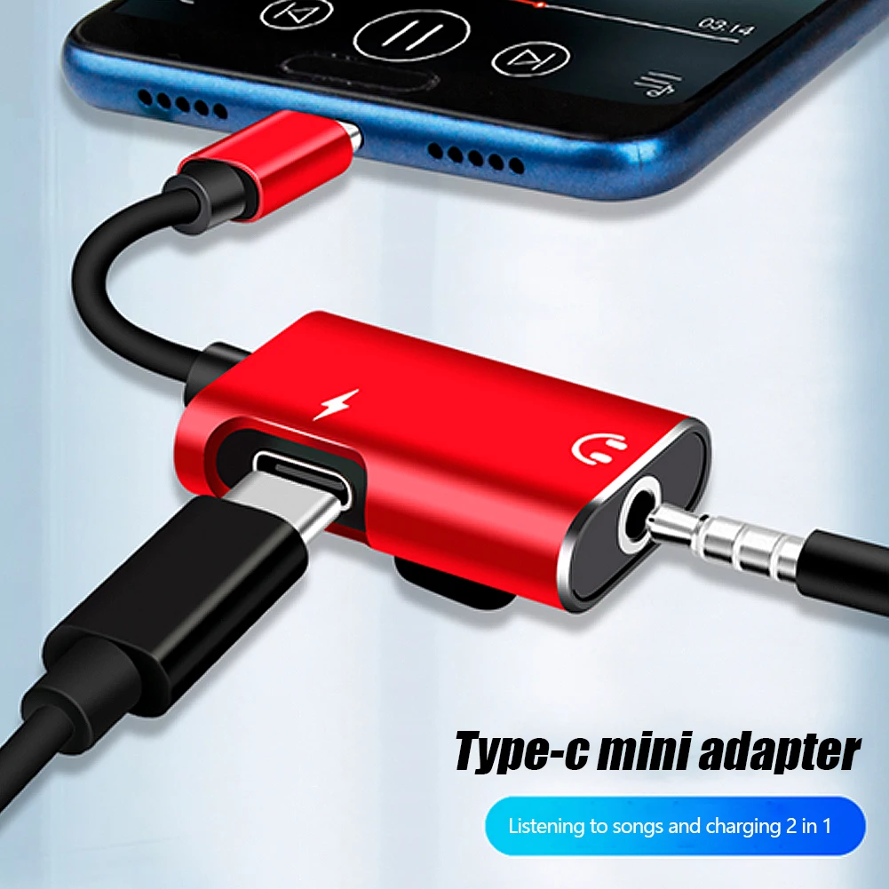2-in-1 USB-C to 3.5mm Jack Ada - Audio Music Splitter 评论和价格