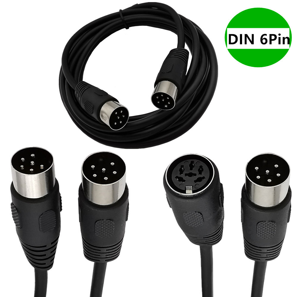 DIN 6 PIN Male Plug Extension  - Contact Pickup Mic 评论和价格