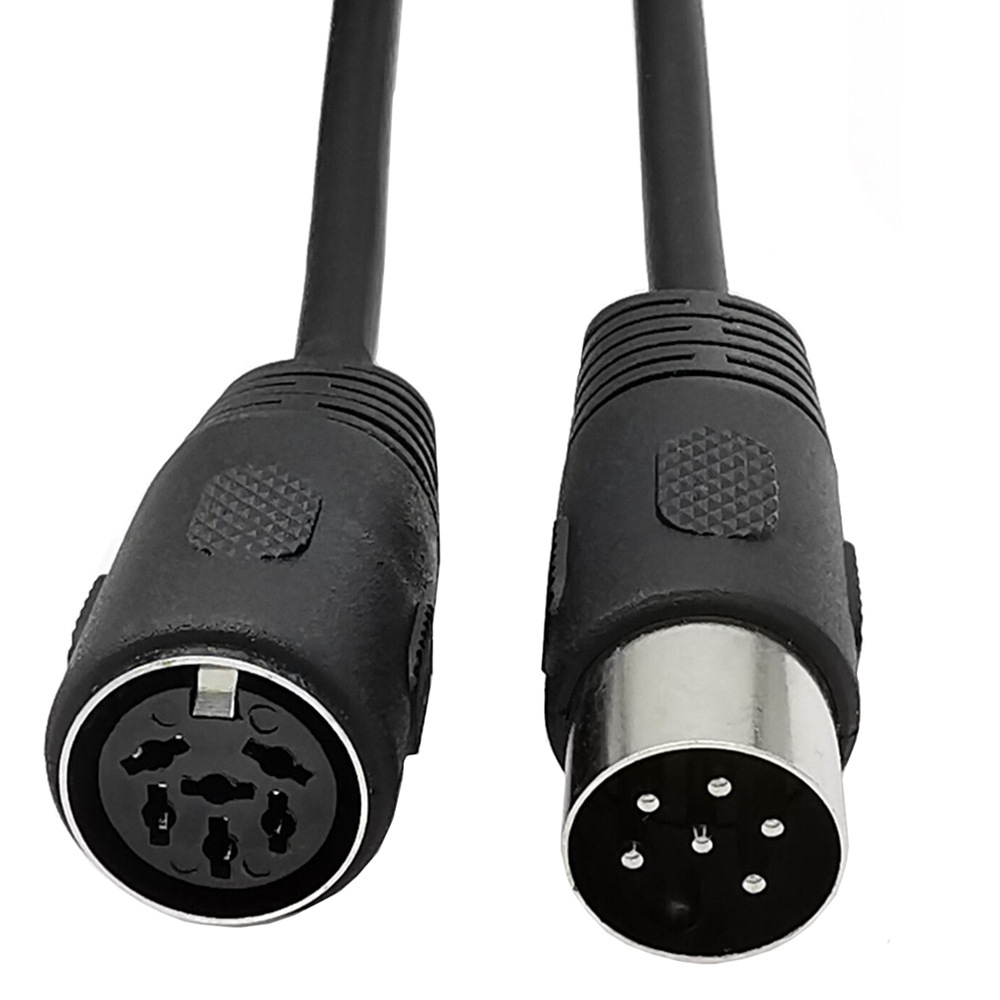 DIN 6 PIN Male Plug Extension  - Contact Pickup Mic 评论和价格