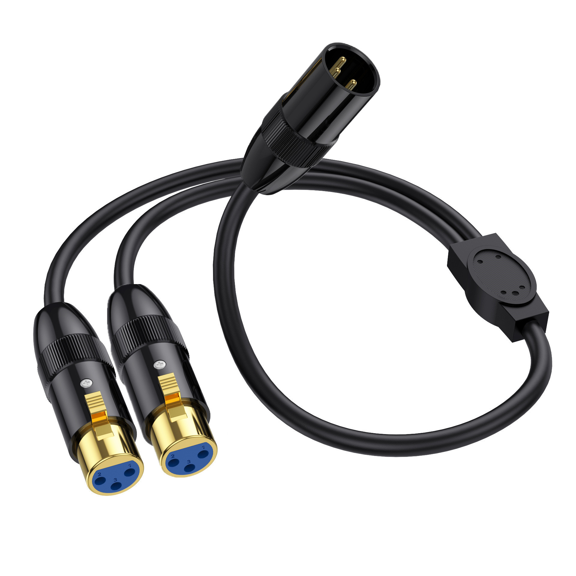 XLR 3P Splitter Cable, XLR Mal - Audio Music Splitter 评论和价格