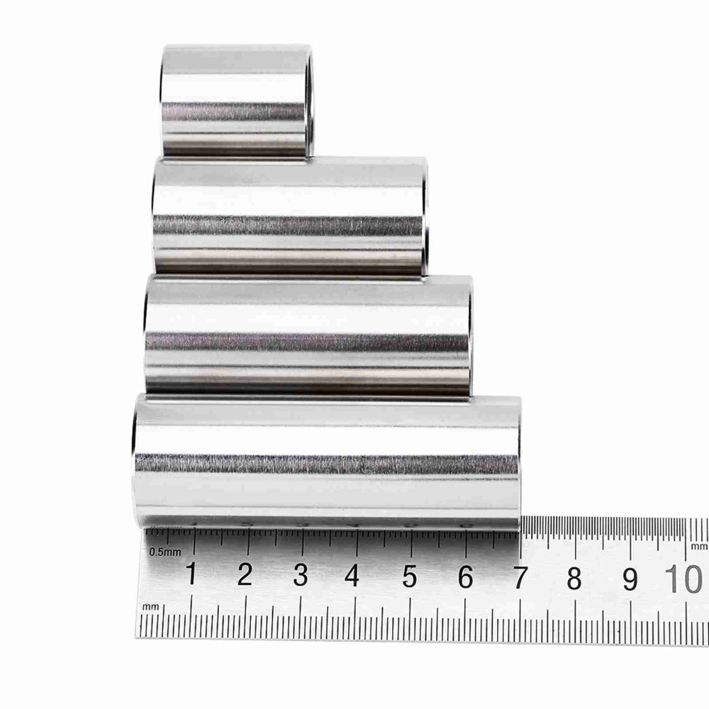 4pcs Stainless Steel Guitar Sl - Guitar Slide Tube 评论和价格