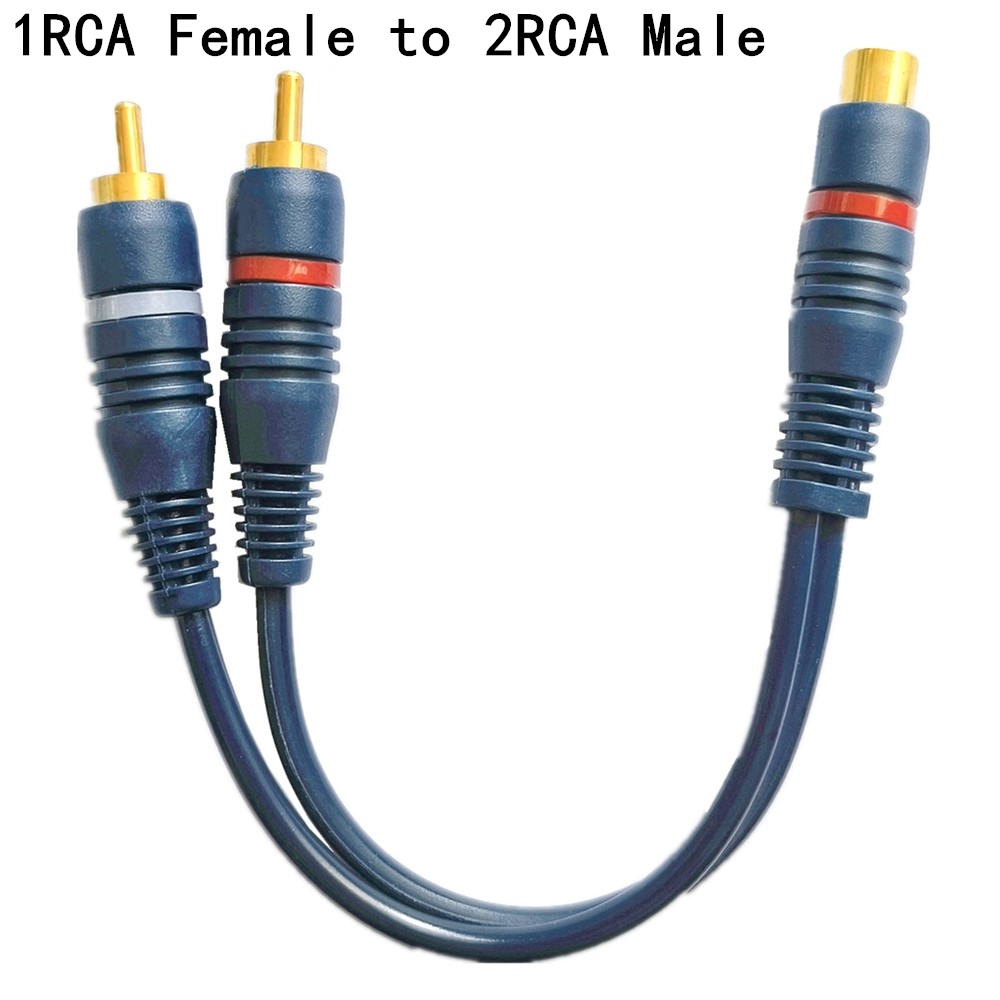 Line Cooper Wire 2 RCA Female  - Audio Music Splitter 评论和价格