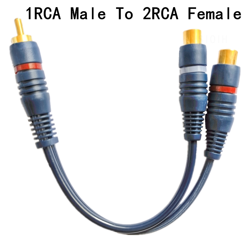 Line Cooper Wire 2 RCA Female  - Audio Music Splitter 评论和价格