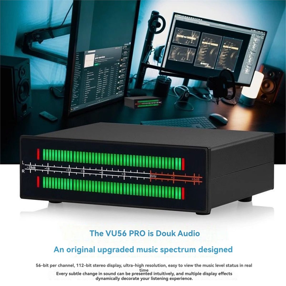 A40I VU56-PRO Dual Channel Mus - Audio Music Splitter 评论和价格