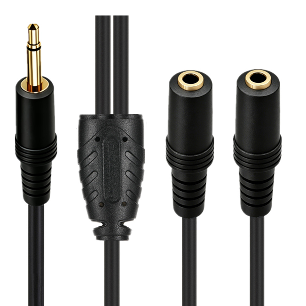 3.5mm TS Mono Male To Dual 3.5 - Audio Music Splitter 评论和价格