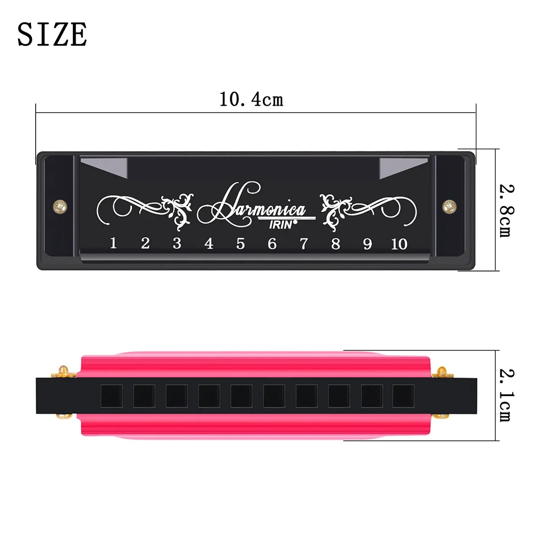 IRIN Harmonica 10 Holes 10 Not - Harmonica 10 Hole 评论和价格