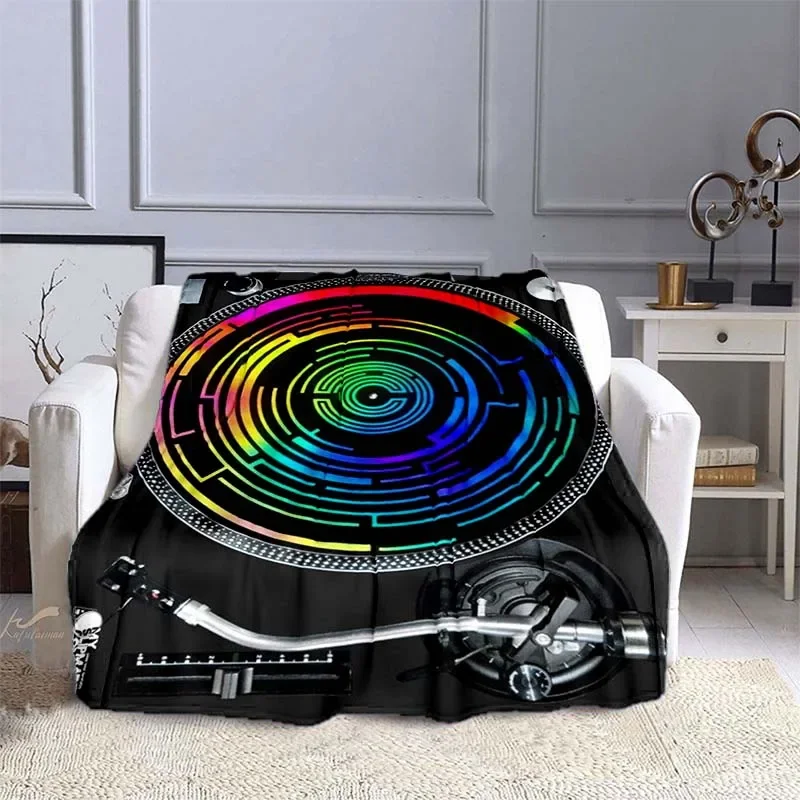 Music DJ Flannel Throw Blanket - Audio Music King 评论和价格