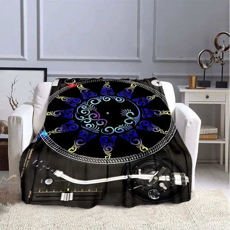 Music DJ Flannel Throw Blanket - Audio Music King 评论和价格