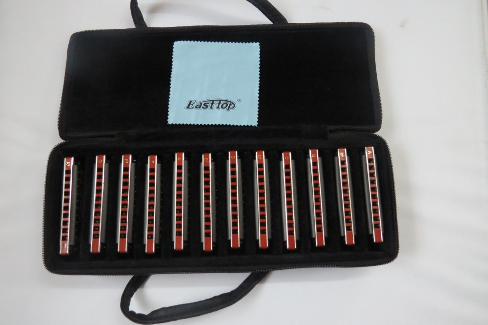 EASTTOP  blues harp mouth orga - Harmonica 10 Hole 评论和价格