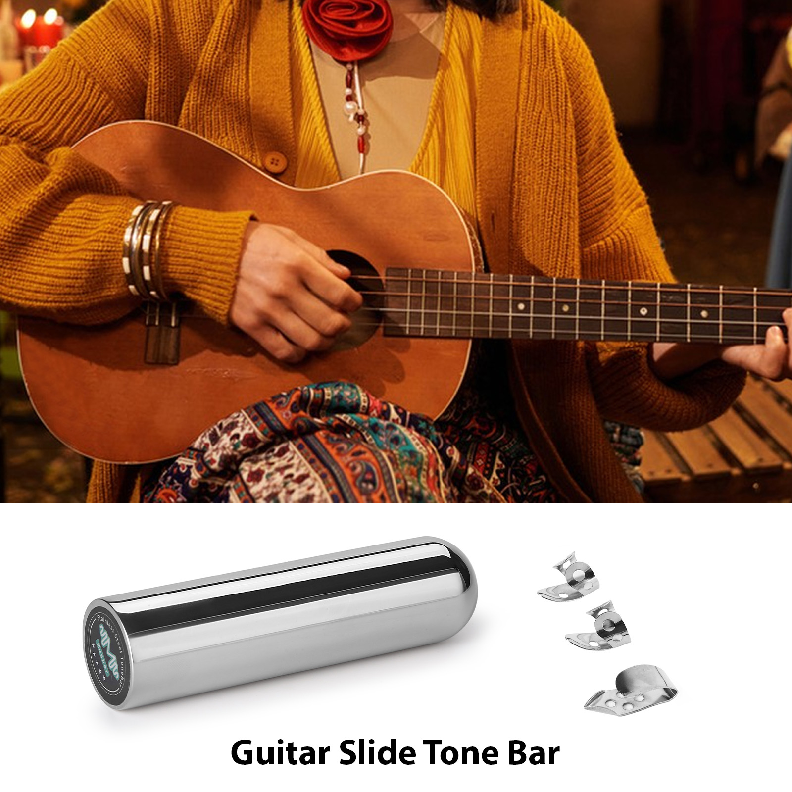 Muspor Guitar Slide Tone Bar S - Guitar Slide Tube 评论和价格