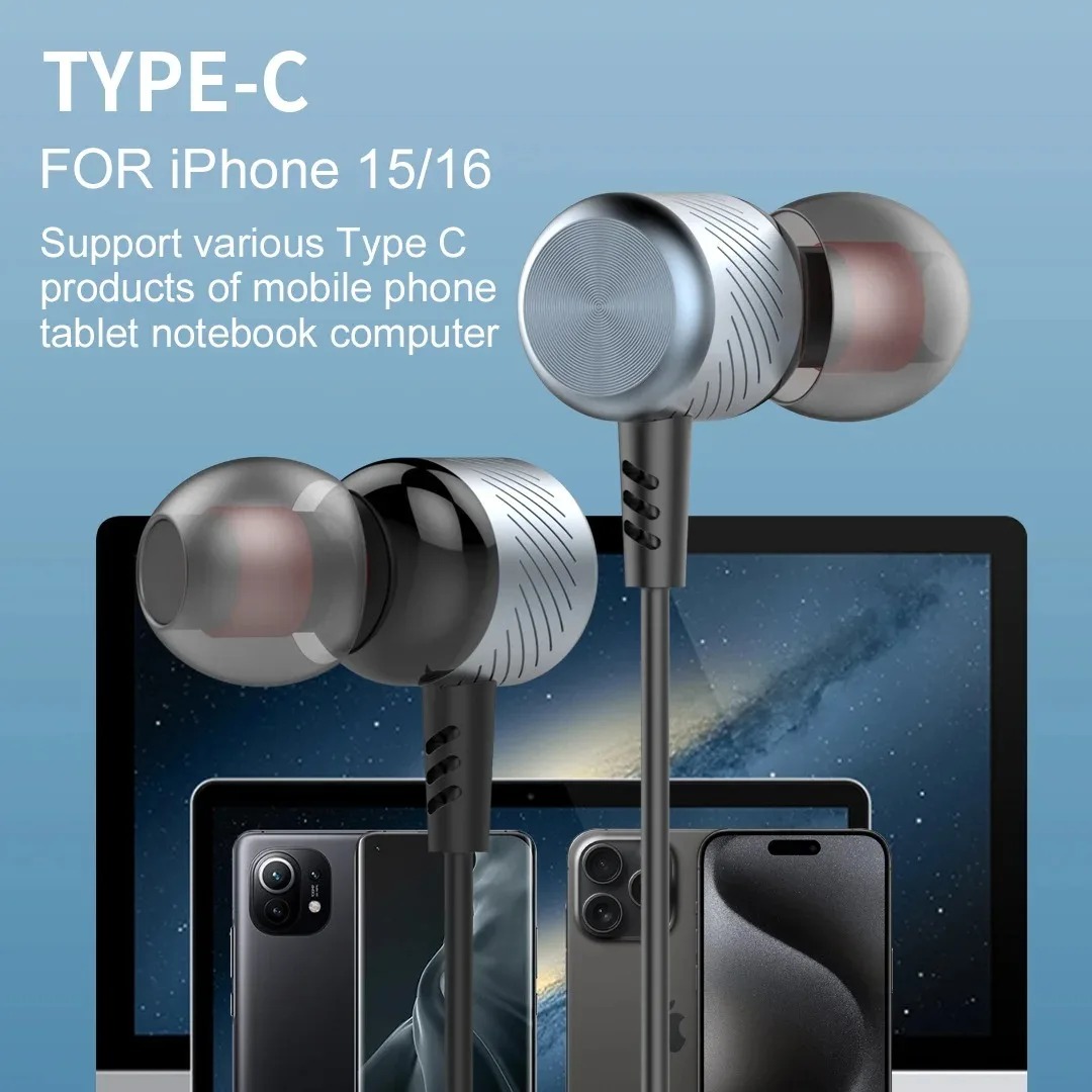 Type C / 3.5mm Plug Wired In-E - Audio Music Game 评论和价格