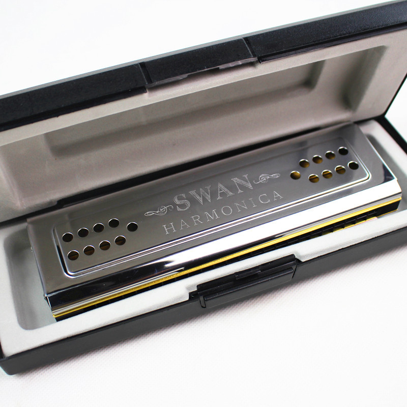 Both Sides Swan Harmonica Trem - Harmonica 10 Hole 评论和价格