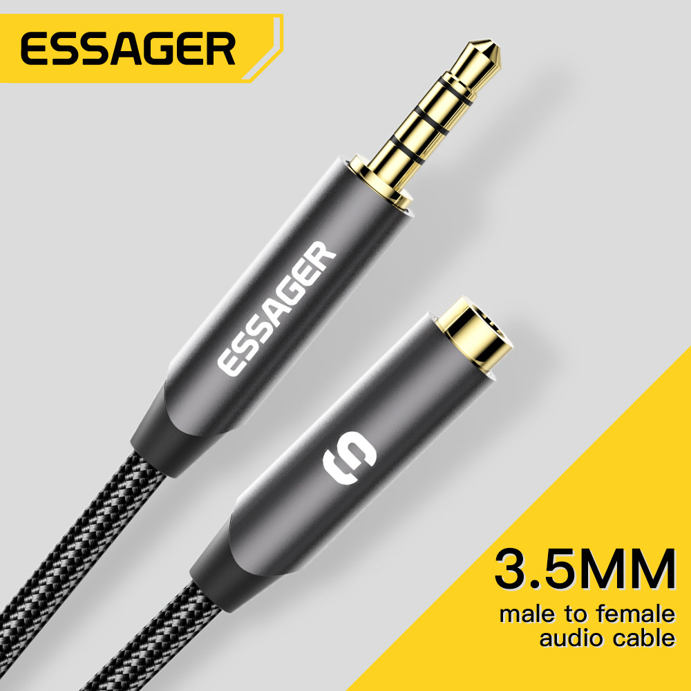 ESSAGER Headphone Extension Ca - Audio Music Splitter 评论和价格