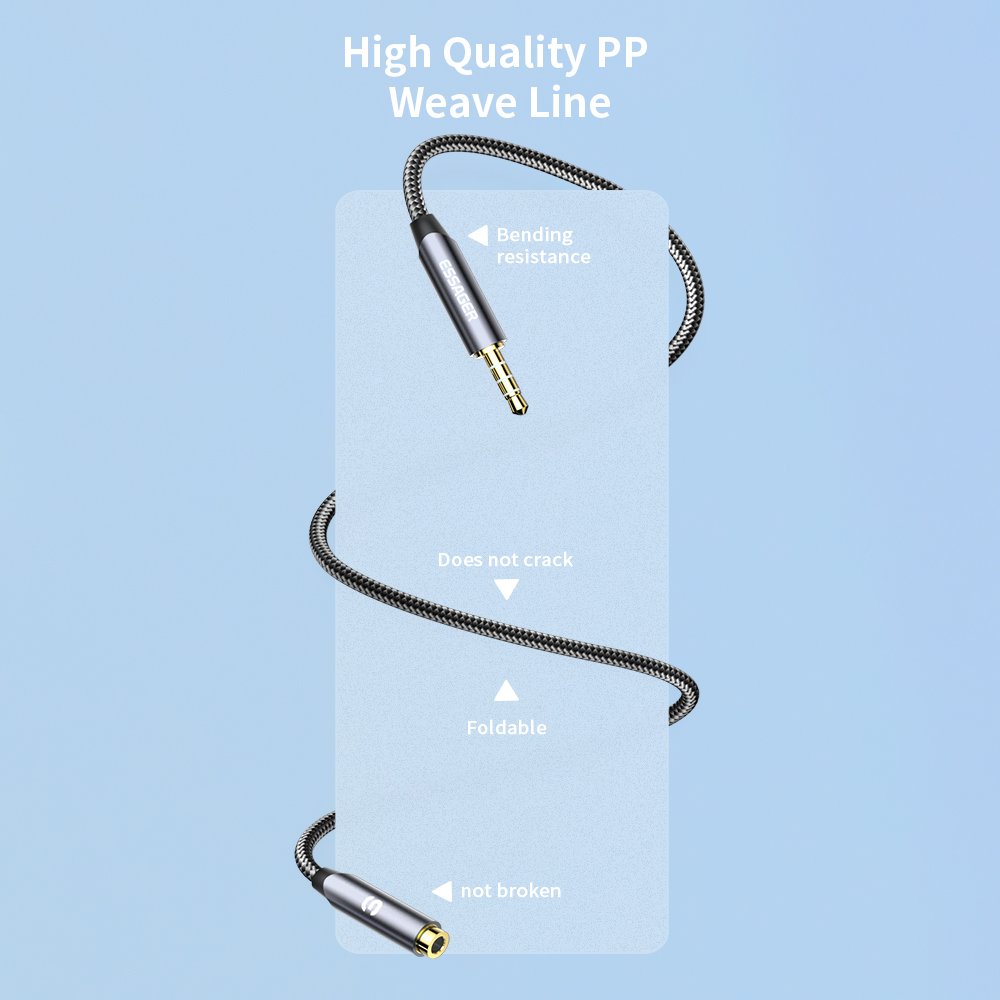ESSAGER Headphone Extension Ca - Audio Music Splitter 评论和价格